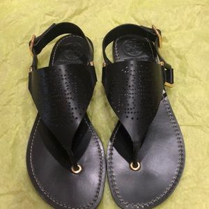 Black Tory Burch sandals